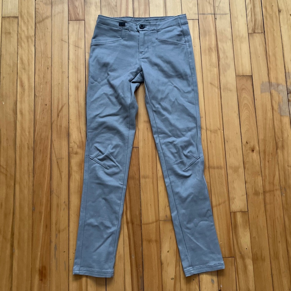 Patagonia Worn Wear Organic Cotton Pants Women's Size 0 Gray Outdoor Adventure